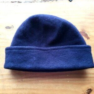 Italian Winter Wool Hat Blue Women's